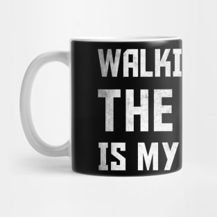 Walking With The Lord Is My Cardio Mug